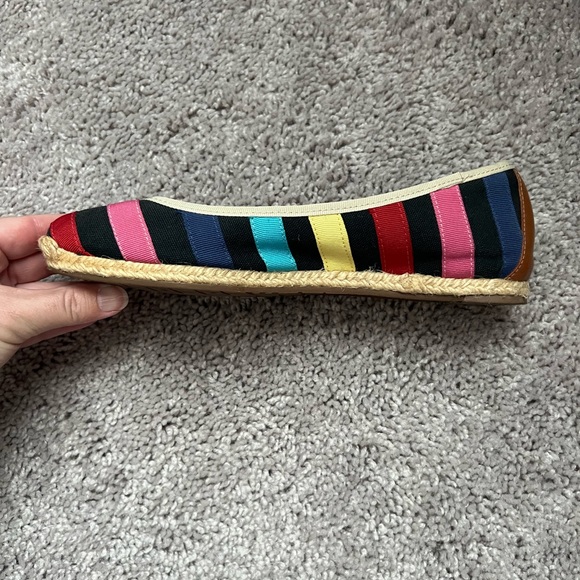 GUC Kate Spade Multicolor Striped Women's Flats 6 - Picture 6 of 10